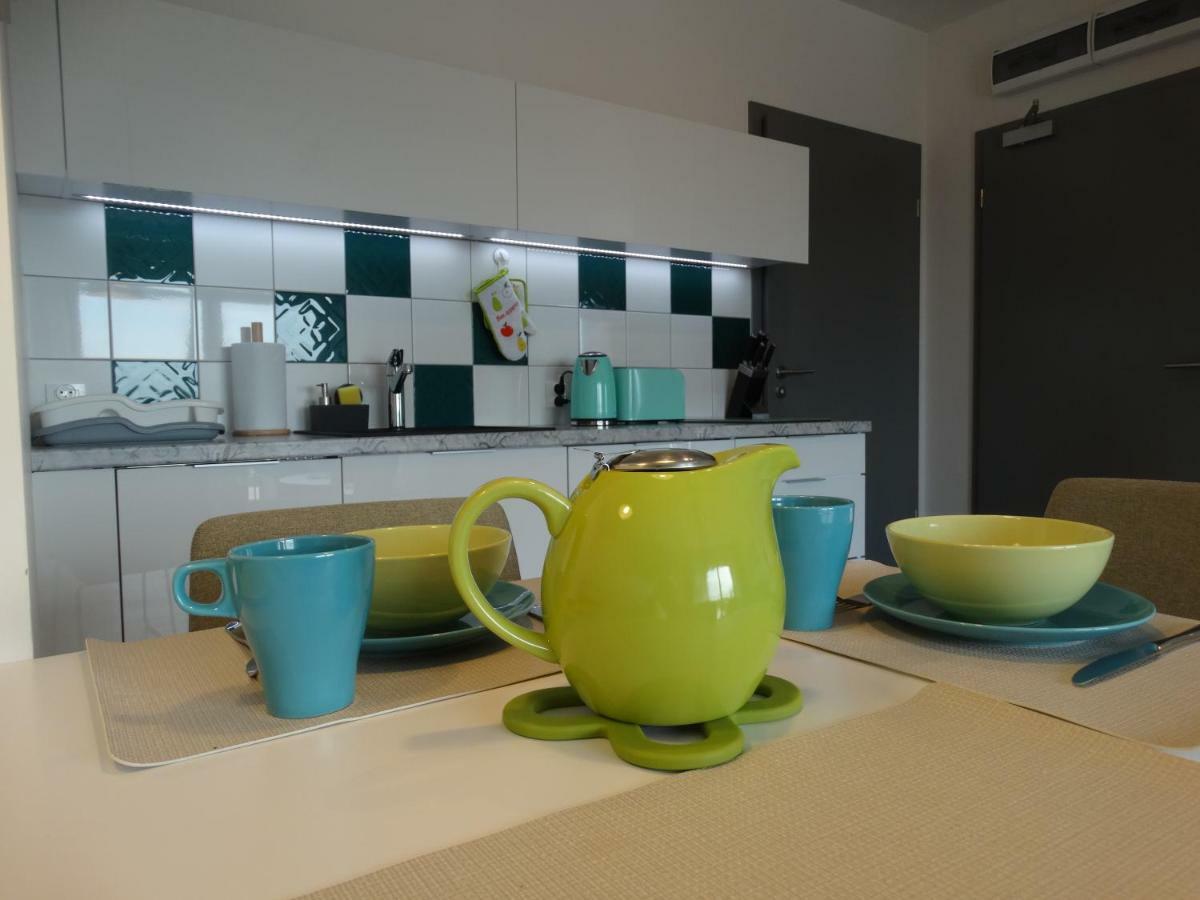 Apartament Z Widokiem Na Morze - Apartament Turkusowy Sianozety Buitenkant foto